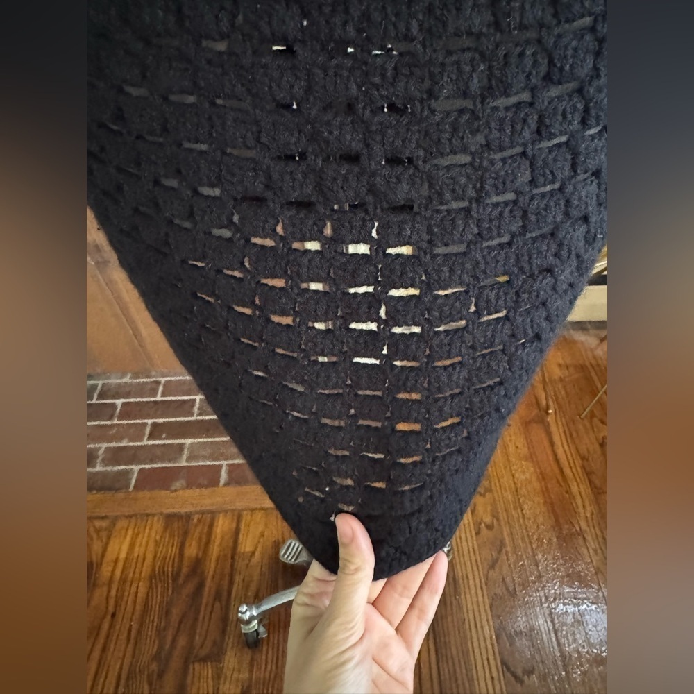 MADELEINE THOMPSON Alexia crochet-knit wool and cashmere-blend mini dress M - Picture 13 of 16
